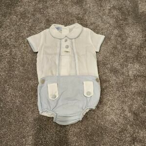 Foque Spanish Baby Boys 2 Piece Set Sz 0-3M